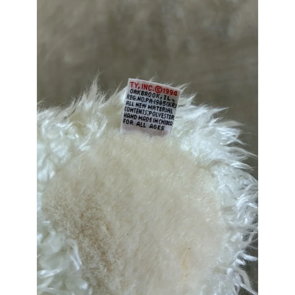 Ty Plush Classic 1994 Pierre‎ Poodle Dog 2nd Gen